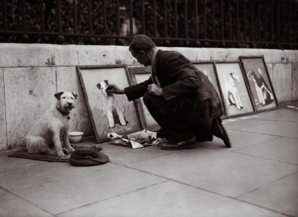 AF Harris und Hund © Fox Photoes/Getty Images