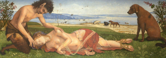 Piero di Cosimo, A Satyr mourning over a Nymph, 1495, Nationalgalerie London
