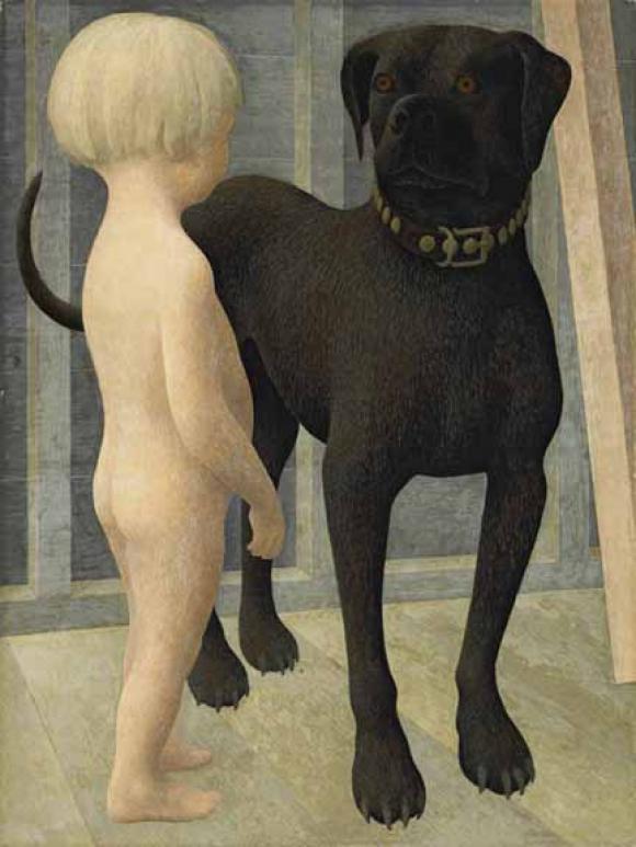 Alex Colville, Child and Dog, 1952