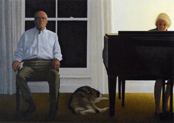 Alex Colville, Living Room, 2000