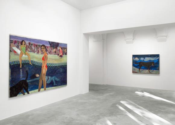 Ausstellungsansicht Galerie Tanya Leighton, The Visitor, 2023