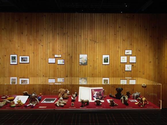 Ausstellungsvitrine Rester vivant, Foto von www.huffingtonpost.fr