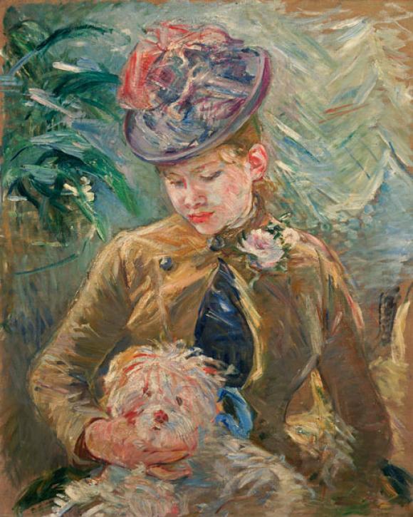 Berthe Morisot, Jeune Fille et Chien