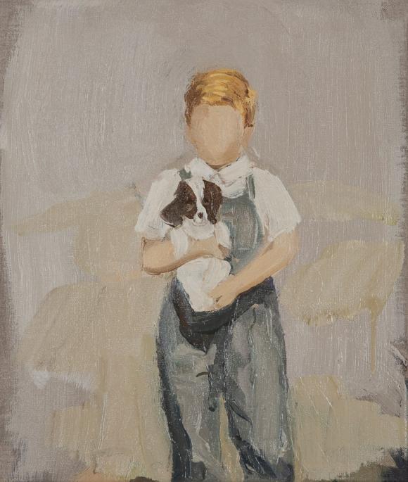 Boy with dog, 2011 © Gideon Rubin