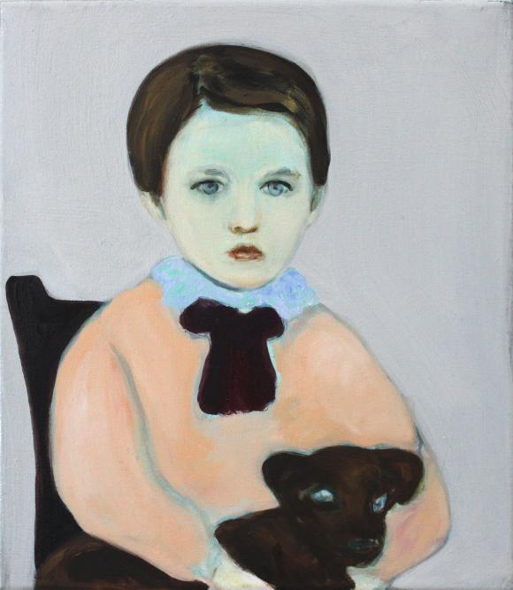 Child With A Dog, 2020 © Camilla Mihkelsoo