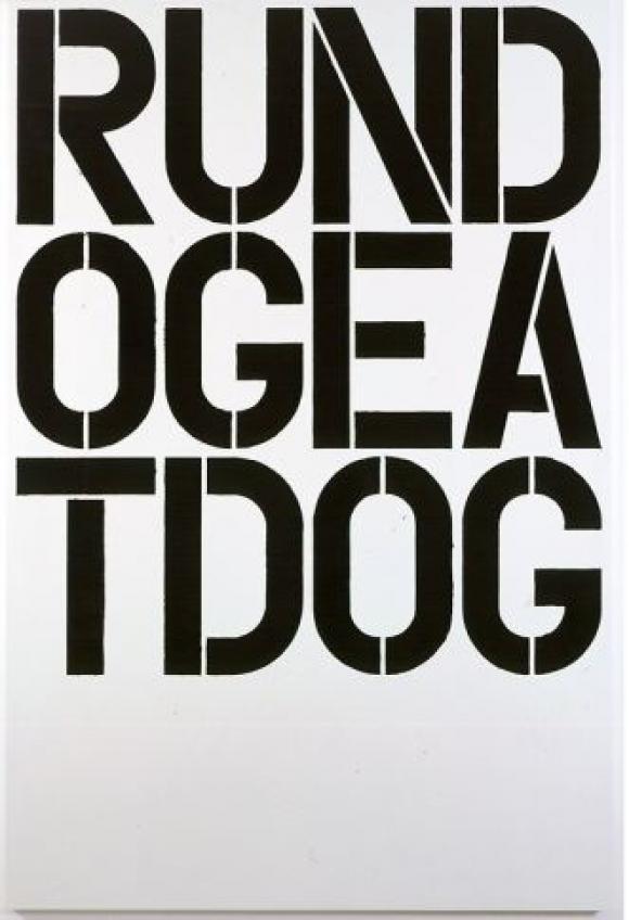 Christopher Wool, Untitled, 1990, Enamel on aluminum