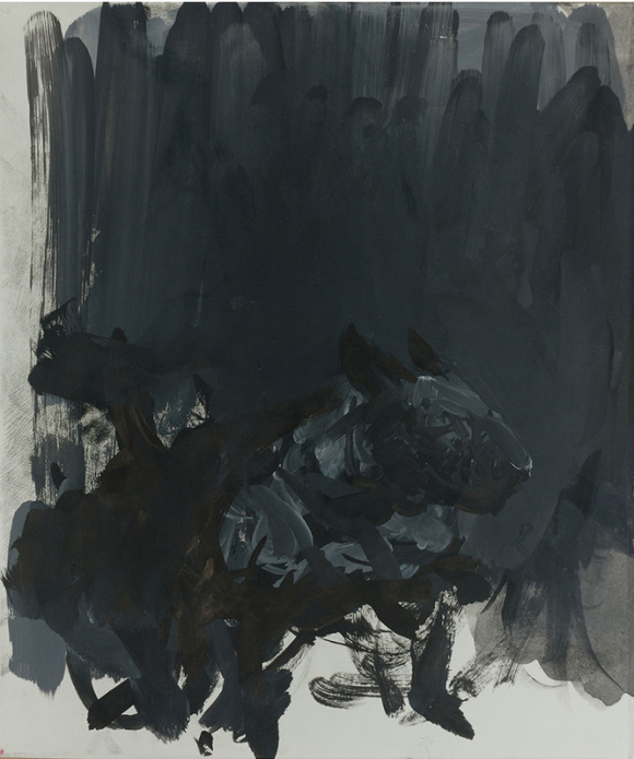Die schwarzen Hunde 2, 2005 © Annedore Dietze