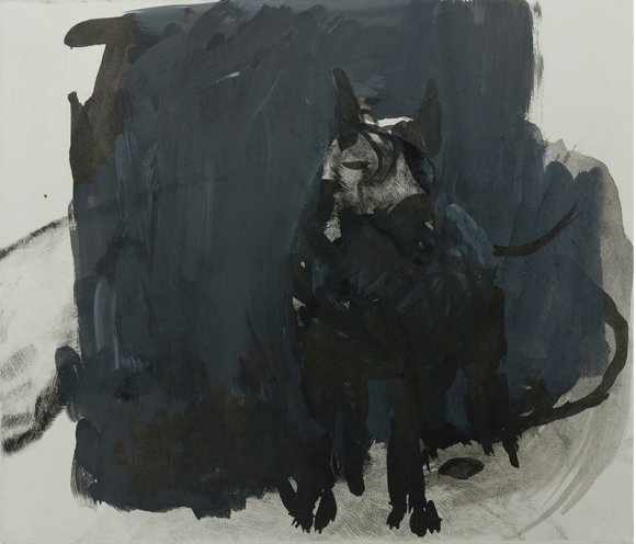 Die schwarzen Hunde 3, 2005 © Annedore Dietze