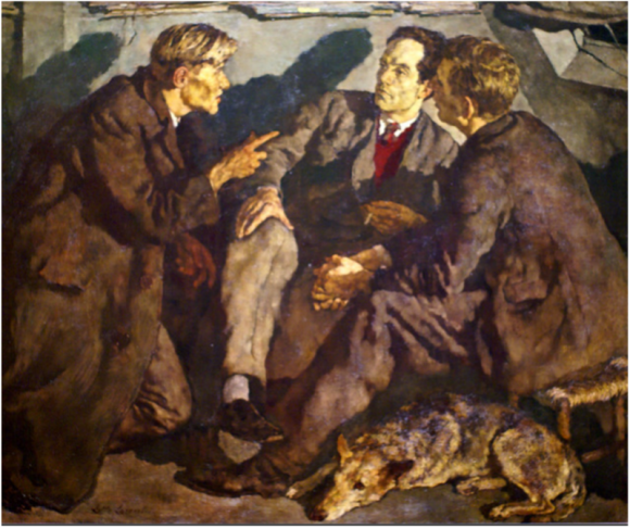 Die Unterhaltung, 1934 © Lotte Laserstein