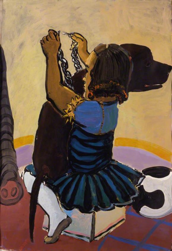 Dog and Girl - Serie @ Paula Rego