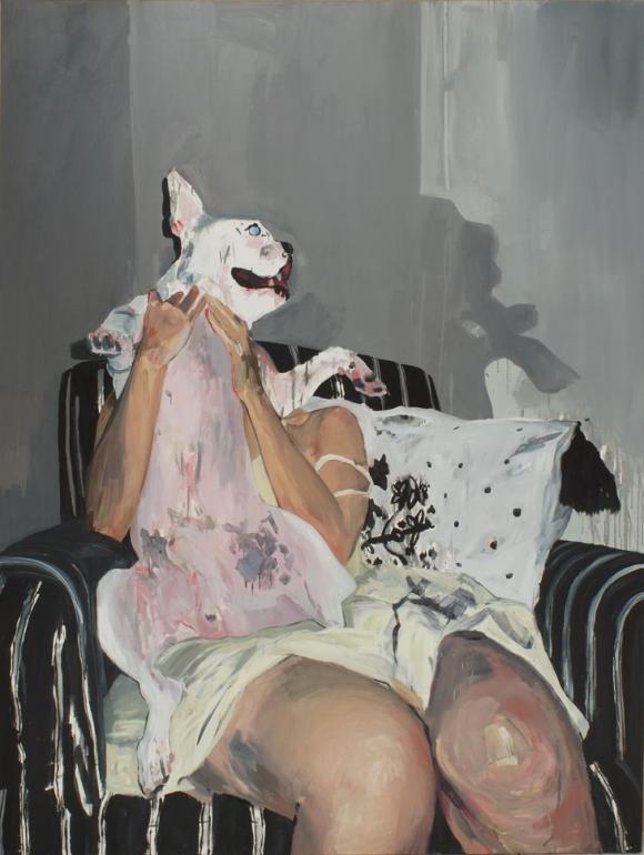 Eduardo Berliner, Woman With Dog, 2009 