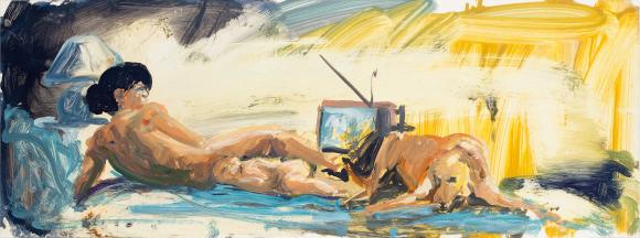 Eric Fischl,  Study for Floating Islands, 1985 