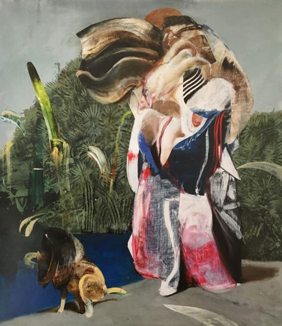 Figure with Dog, 2019 © Adrian Ghenie