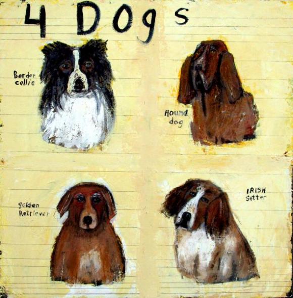 Four Dogs © Mary Scrimgeour