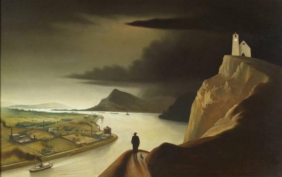 Franz Sedlacek, Industrielandschaft, 1934