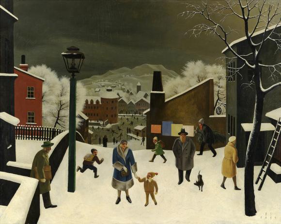 Franz Sedlacek, Winterlandschaft, 1931, Wien Museum 