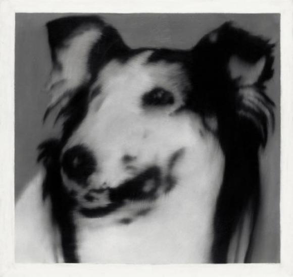 Gerhard Richter, Hundekopf (Lassie), 1965