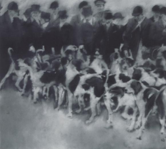 Gerhard Richter, Jagdgesellschaft, 1966