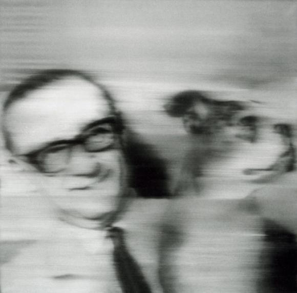 Gerhard Richter, Sammler mit Hund, 1966