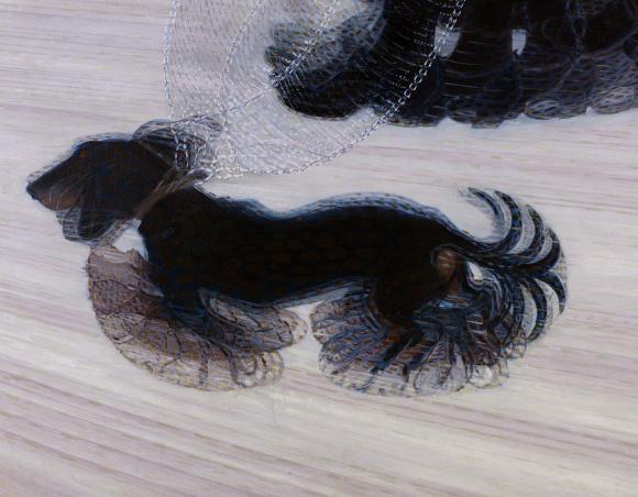Giacomo Balla, Dynamism of a Dog on a Leash (Detail), 1912