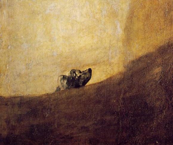 Francisco de Goya, El Perro (1820-1823) 