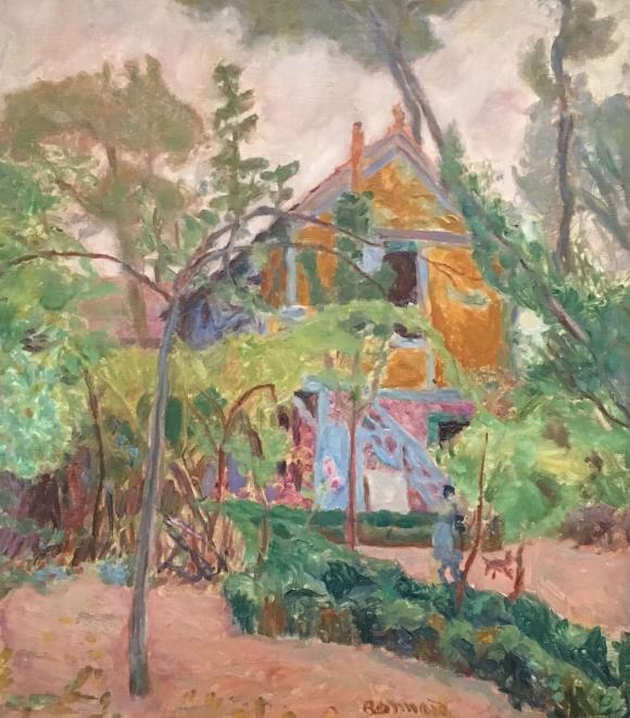 Pierre Bonnard, Haus unter Bäumen, 1918, Foto Petra Hartl