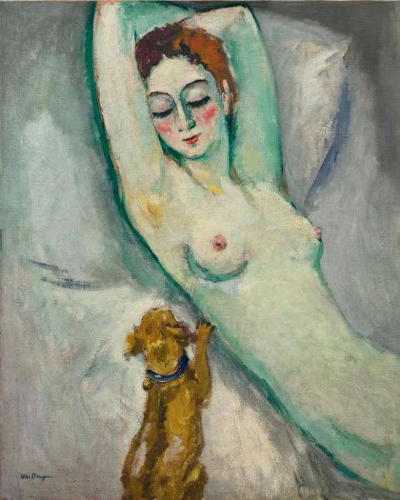 La dame au chien, um 1920 © Kees van Dongen