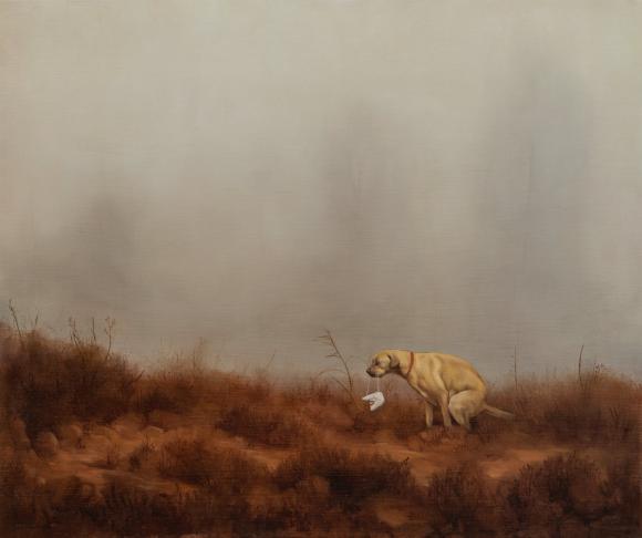 Le chien qui chie, 2023 © Antoine Roegiers