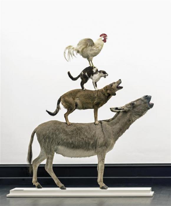 Love Saves Life, 1995 © Maurizio Cattelan, Foto Kunsthalle Bremen