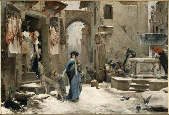 Luc-Olivier Merson_Der Wolf von Aggubio, 1877