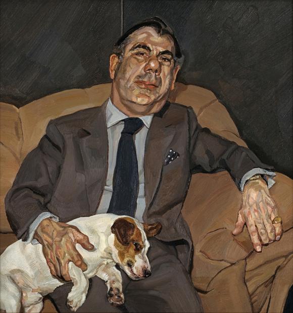 Lucian Freud, Guy and Speck, 1980-81. Privatsammlung Irland © The Lucian Freud A