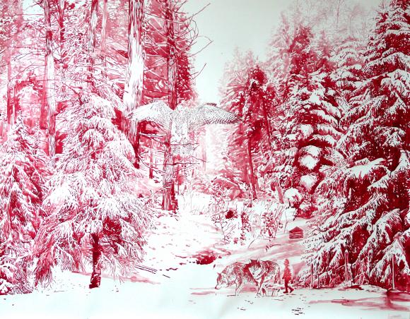 Malgosia Jankowska, Wald im Winter, 2011