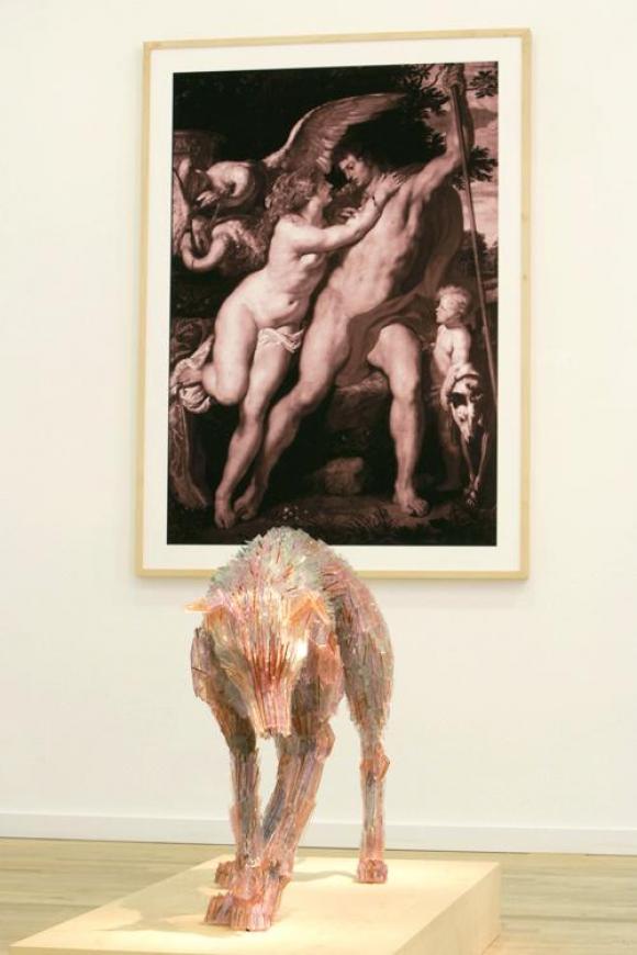 Marta Klonowska, Venus und Adonis nach Peter Paul Rubens, 2008, Foto lorch+seide