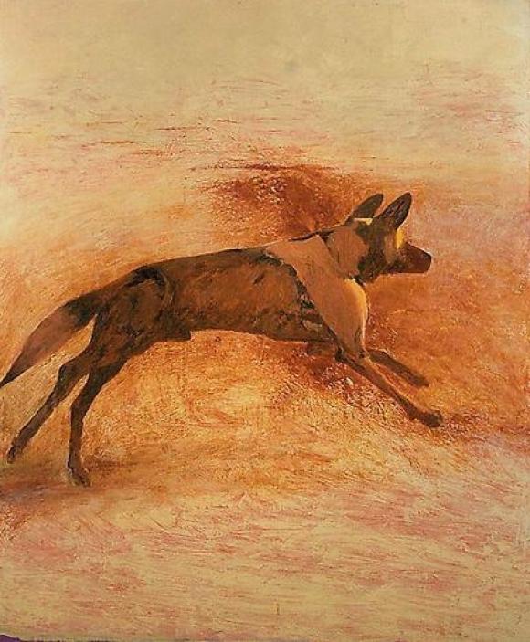 Nathan Oliveira, African Runner, 2001