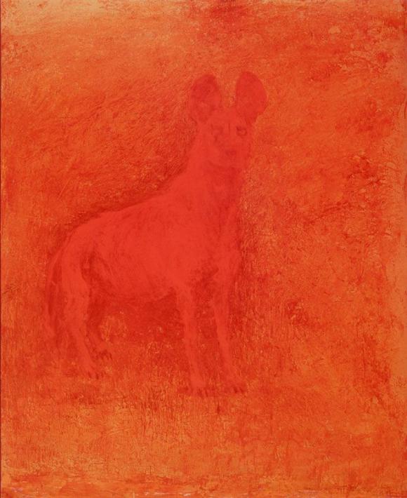 Nathan Oliveira, Red Dog, 2000