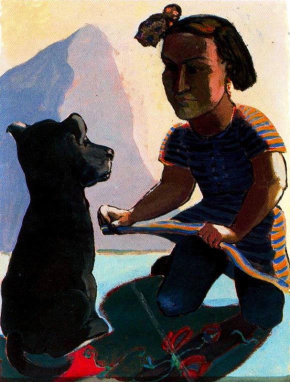 Dog and Girl - Serie @ Paula Rego