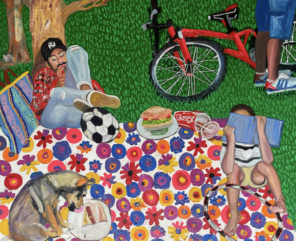 Picnic with Bike, 2022 © Jessica Alazraki