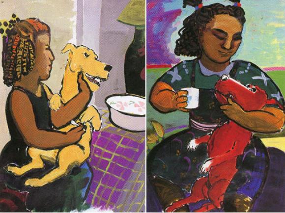 Dog and Girl - Serie @ Paula Rego