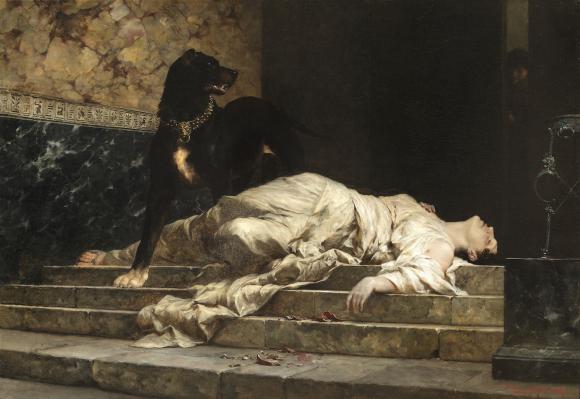 Ferdinand von Keller, Selene, Karlsruhe, 1886 © Kunkel Fine Art, München