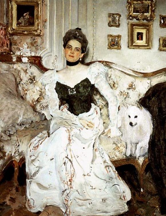 Valentin Serov, Bildnis der Fürstin Sinaida Jussupowa, 1902