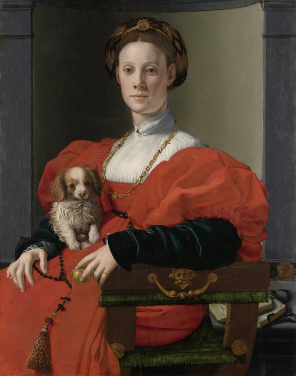 Agnolo Bronzino, Bildnis einer Dame in Rot, um 1533, Foto Städel Museum – ARTOTH