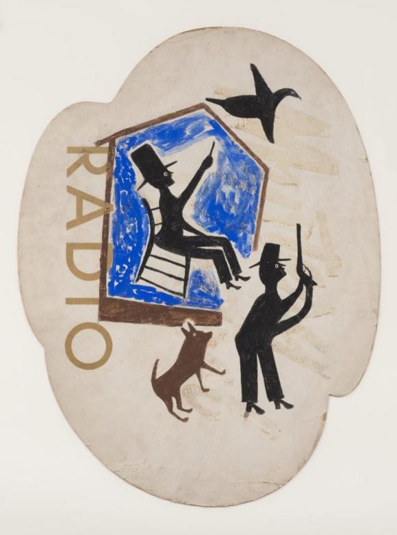 Bill Traylor, Untitled (Radio)